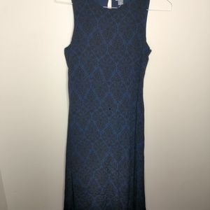 NWT Old Navy Dark Blue Women's Patterned Dress
